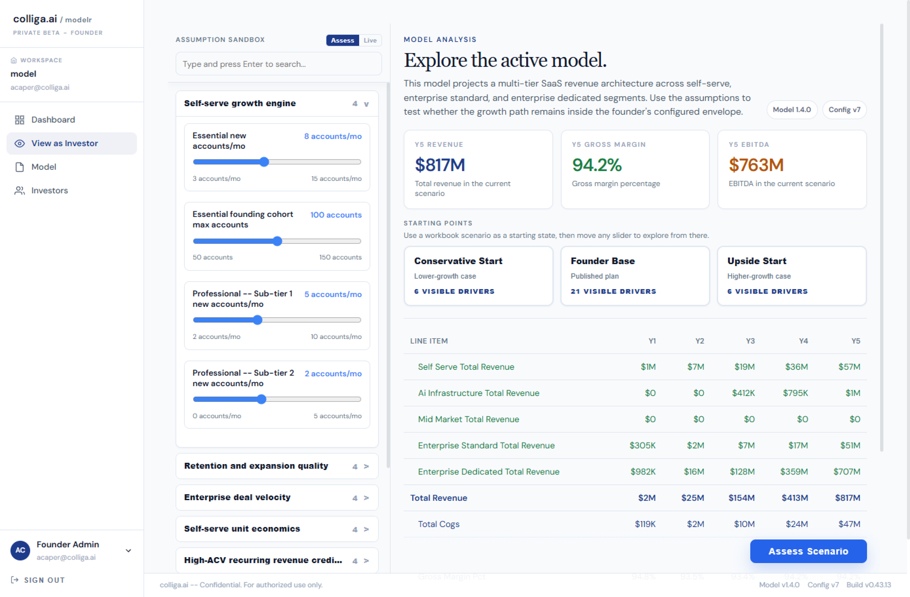 modelr.ai investor workspace